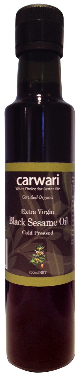 Carwari Organic Black Toasted Sesame Oil 250ml